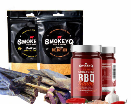 Combo Pack 6 - 500g Moist Biltong + 500g Droewors + Sriracha BBQ Sauce + BBQ Rub