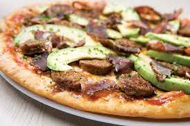 Biltong, Onion & Avocado Pizza